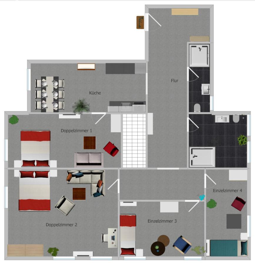 Elisabett Erfurt - Apartment Elisa - 4 Schlafzimmer Und 2 Baeder, Bis 6 Personen Extérieur photo